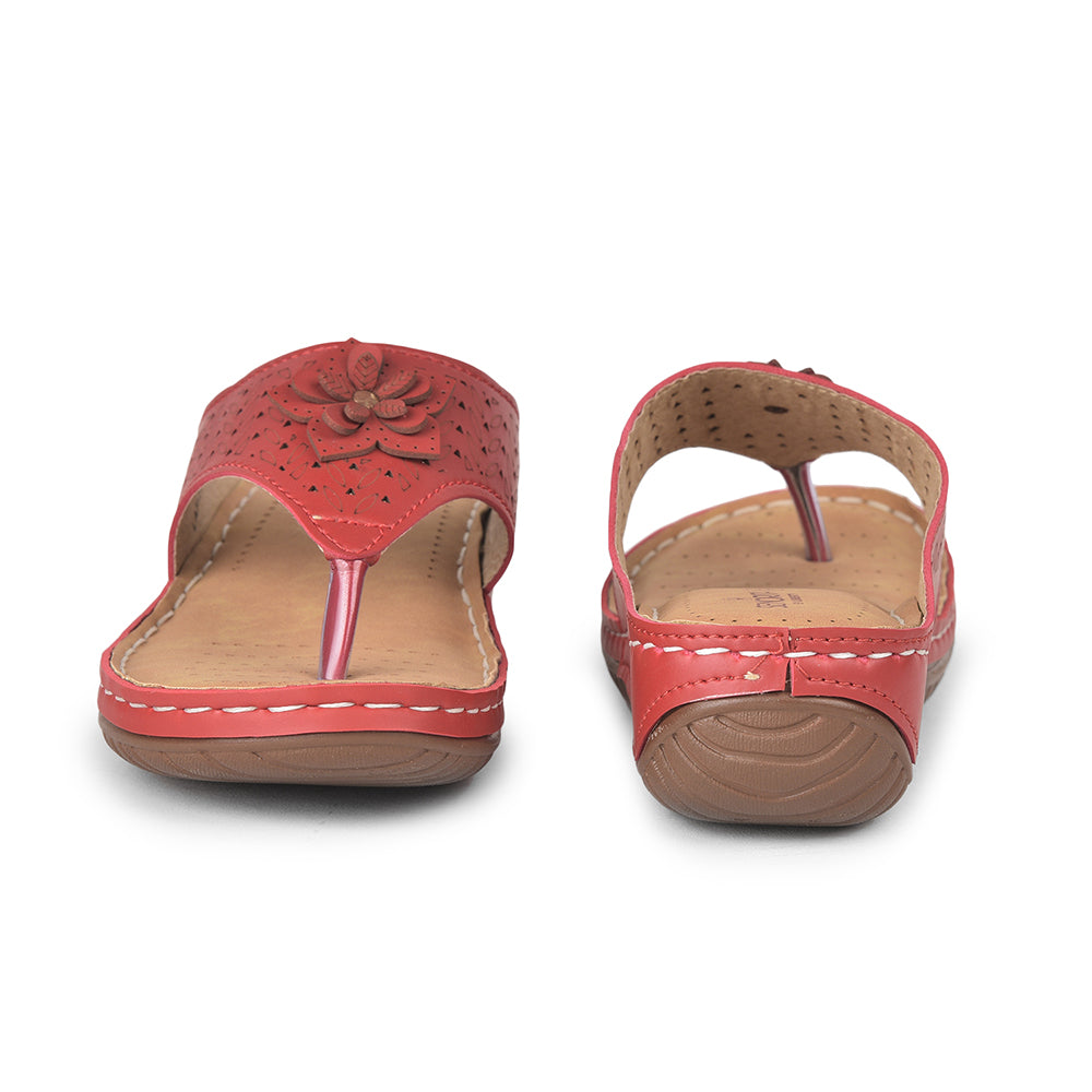 Senorita Casual (Cherry) Slipper For Women LAF-756 By Liberty