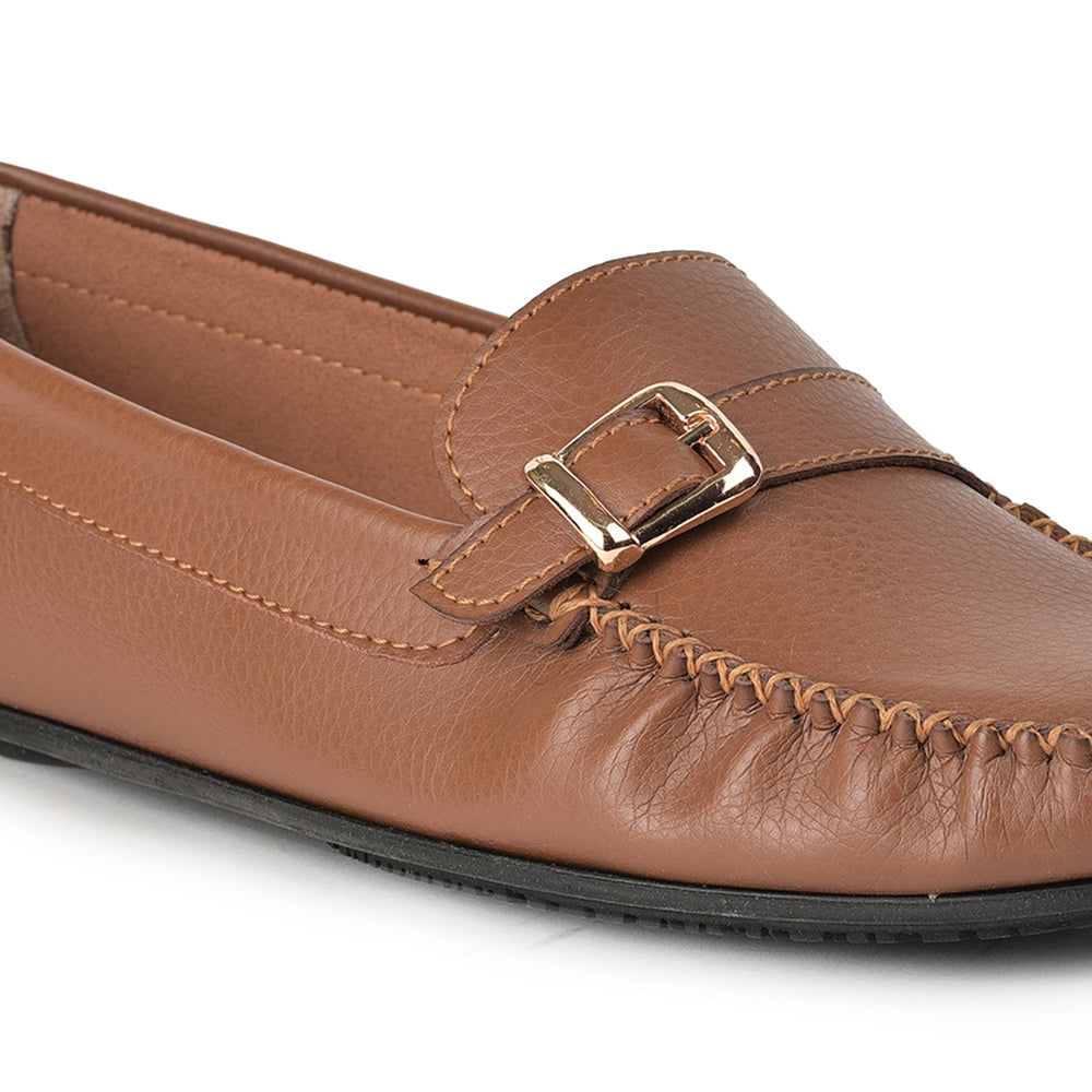 Healers Tan Casual Loafers For Women GI-SML-1 By Liberty