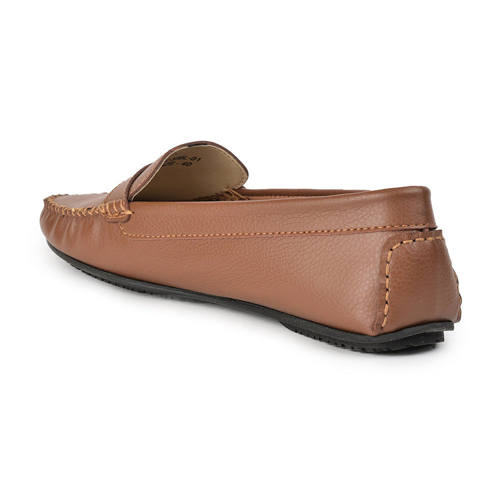 Healers Tan Casual Loafers For Women GI-SML-1 By Liberty