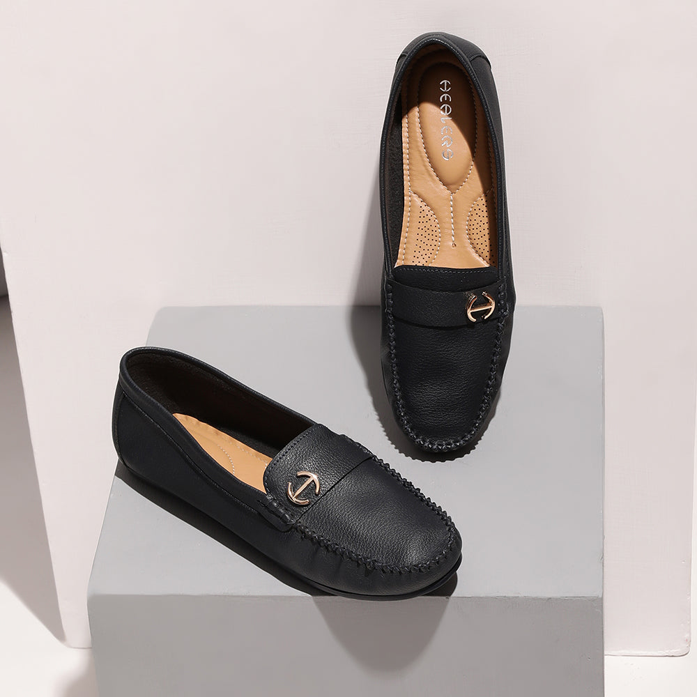 Healers Casual Blue Loafers For Women GI-SD-31 By Liberty
