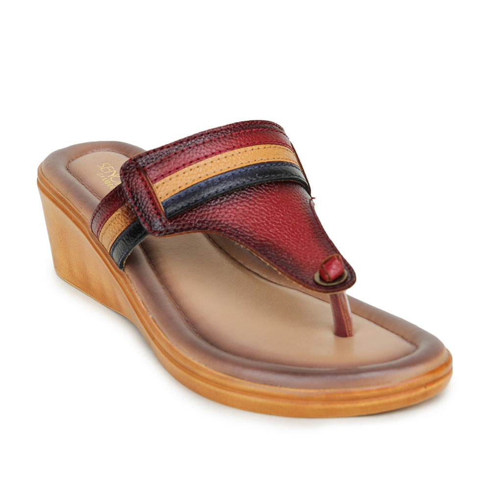 Senorita Casual (Cherry) Sandals For Women MDL-22 By Liberty