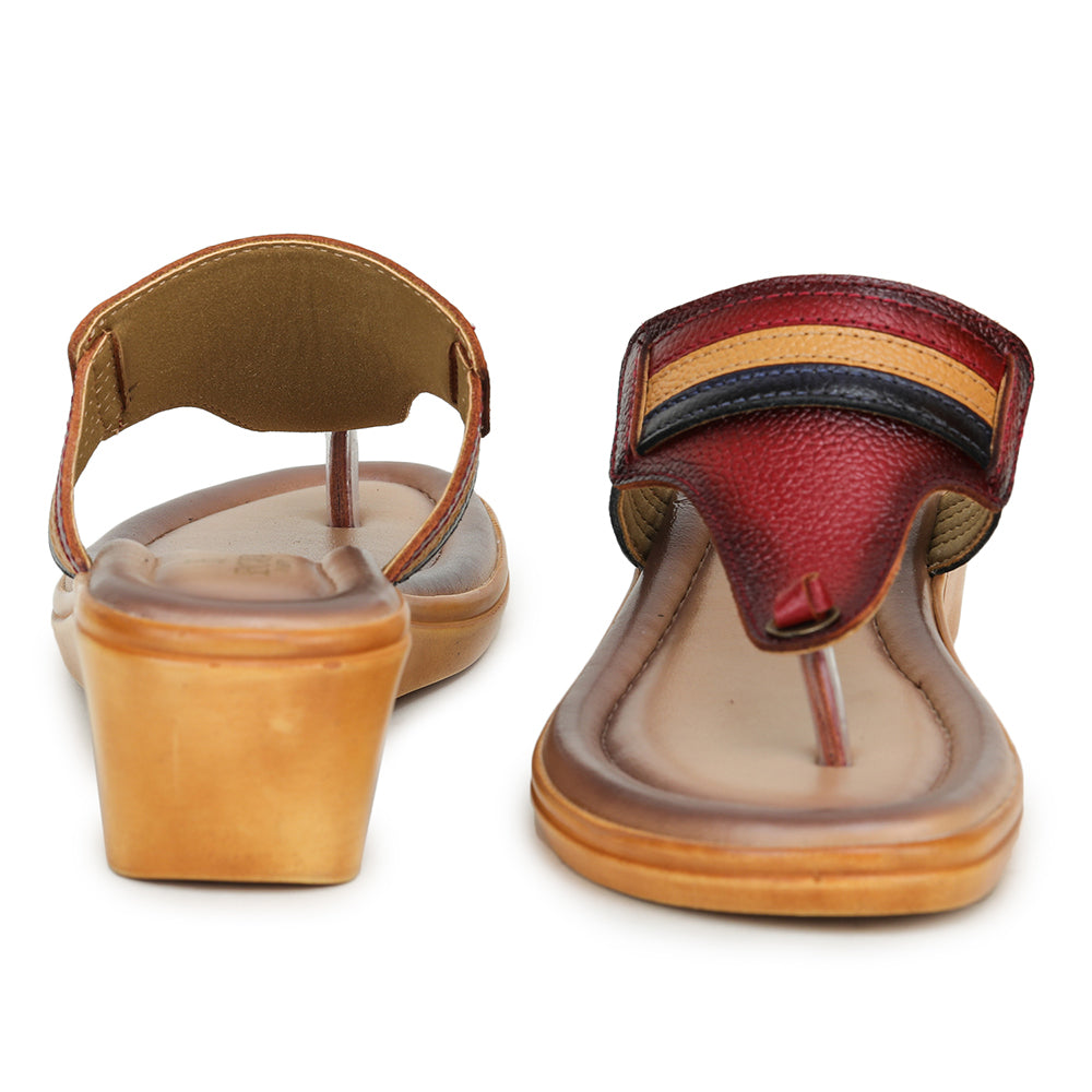 Senorita Casual (Cherry) Sandals For Women MDL-22 By Liberty