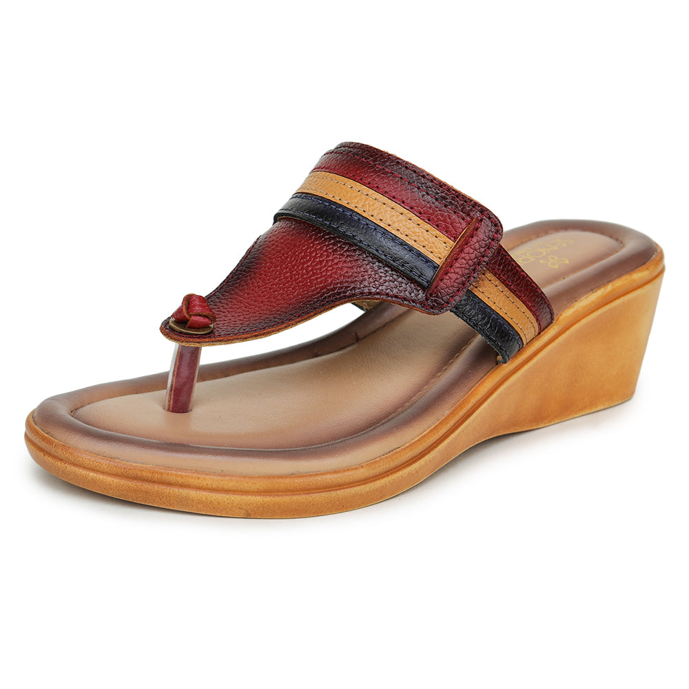 Senorita Casual (Cherry) Sandals For Women MDL-22 By Liberty