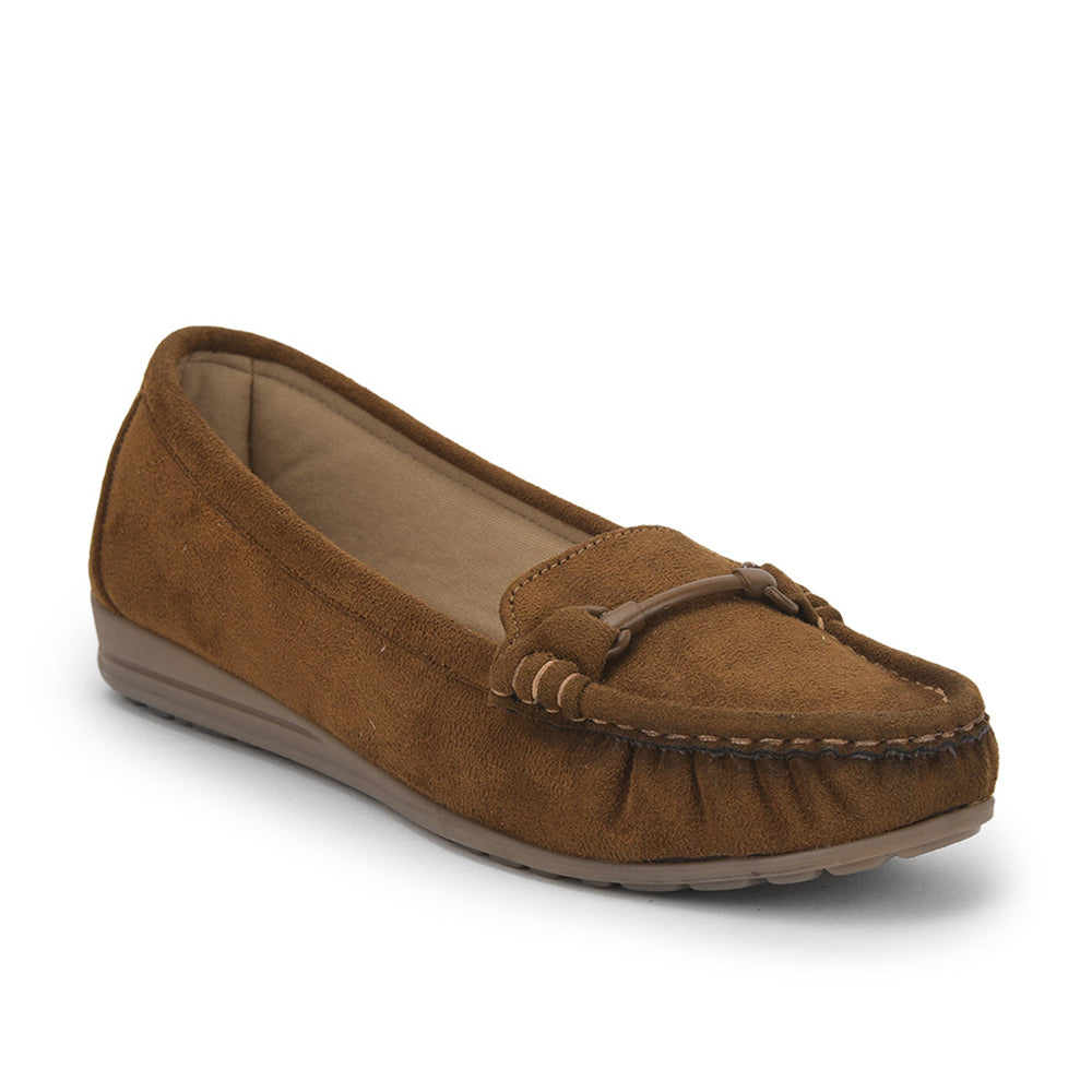 Healers Casual Tan Loafers For Women HM6-1 By Liberty