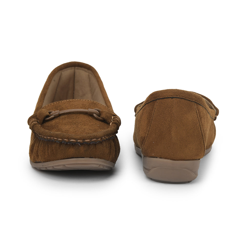 Healers Casual Tan Loafers For Women HM6-1 By Liberty