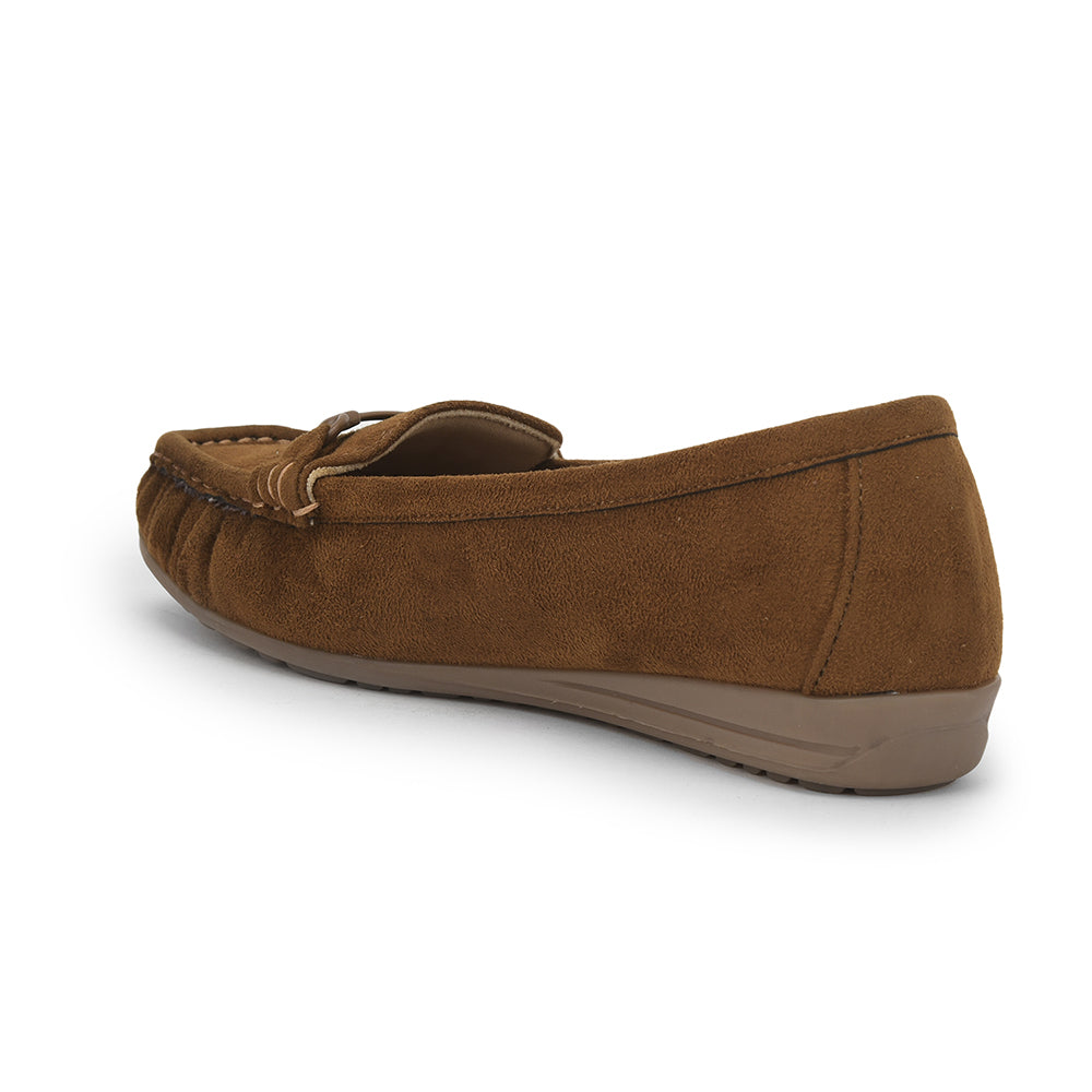 Healers Casual Tan Loafers For Women HM6-1 By Liberty