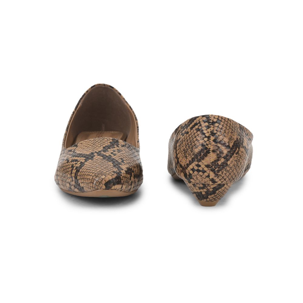 Healers Fashion Ballerina For Ladies (Beige) DST-33 By Liberty
