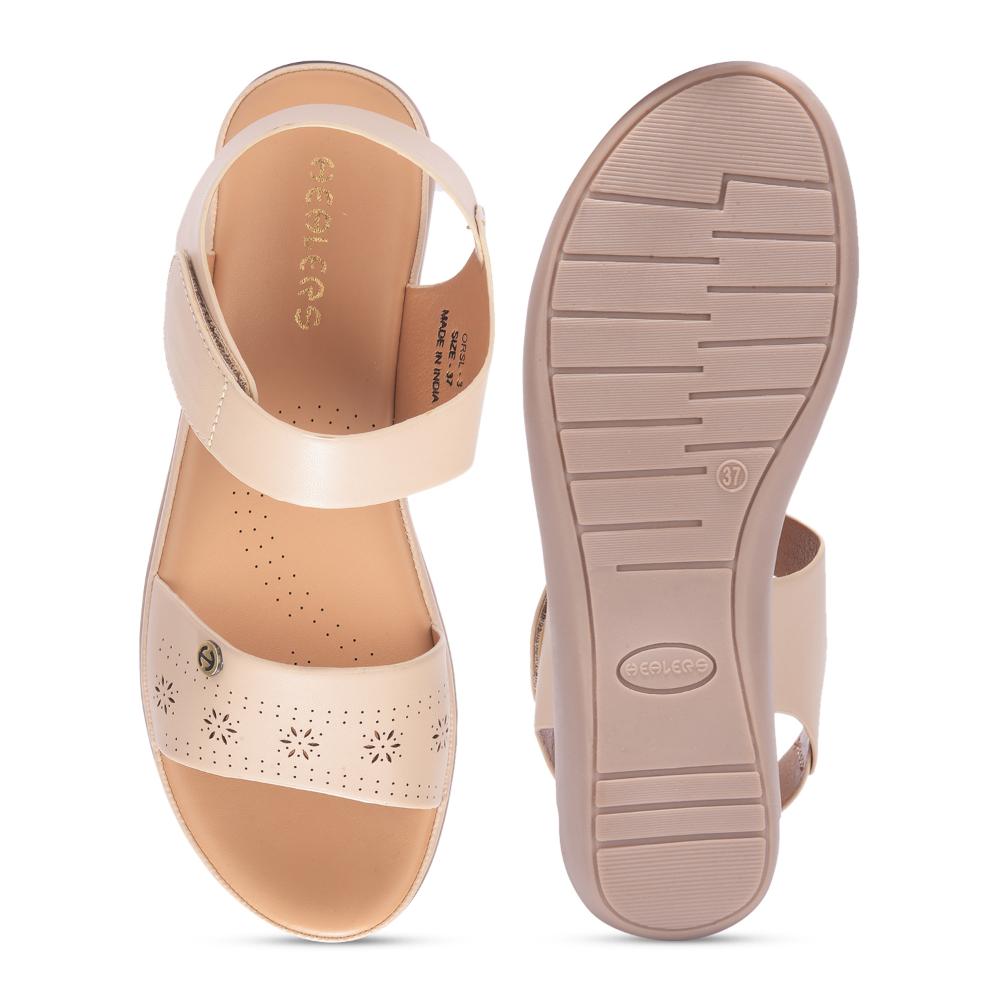 Healers By Liberty Women ORSL-3 Beige Fashion Sandal