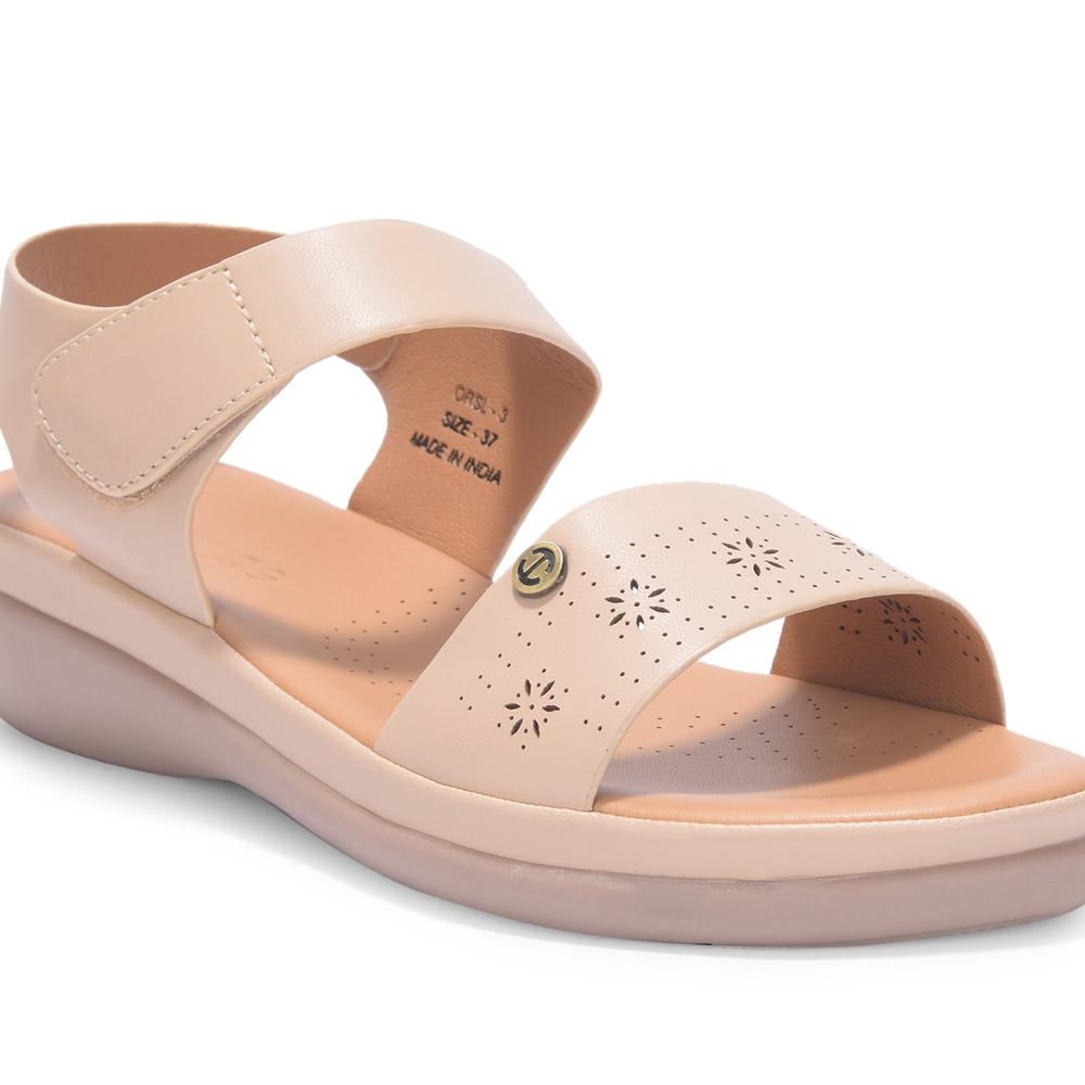 Healers By Liberty Women ORSL-3 Beige Fashion Sandal