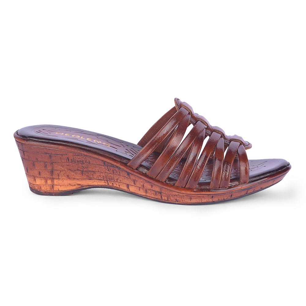Healers By Liberty Women TLO-56 Tan Fashion Slippers