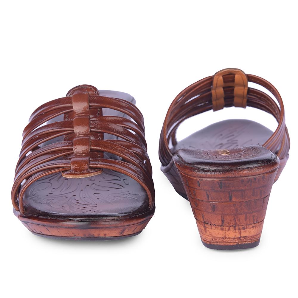 Healers By Liberty Women TLO-56 Tan Fashion Slippers