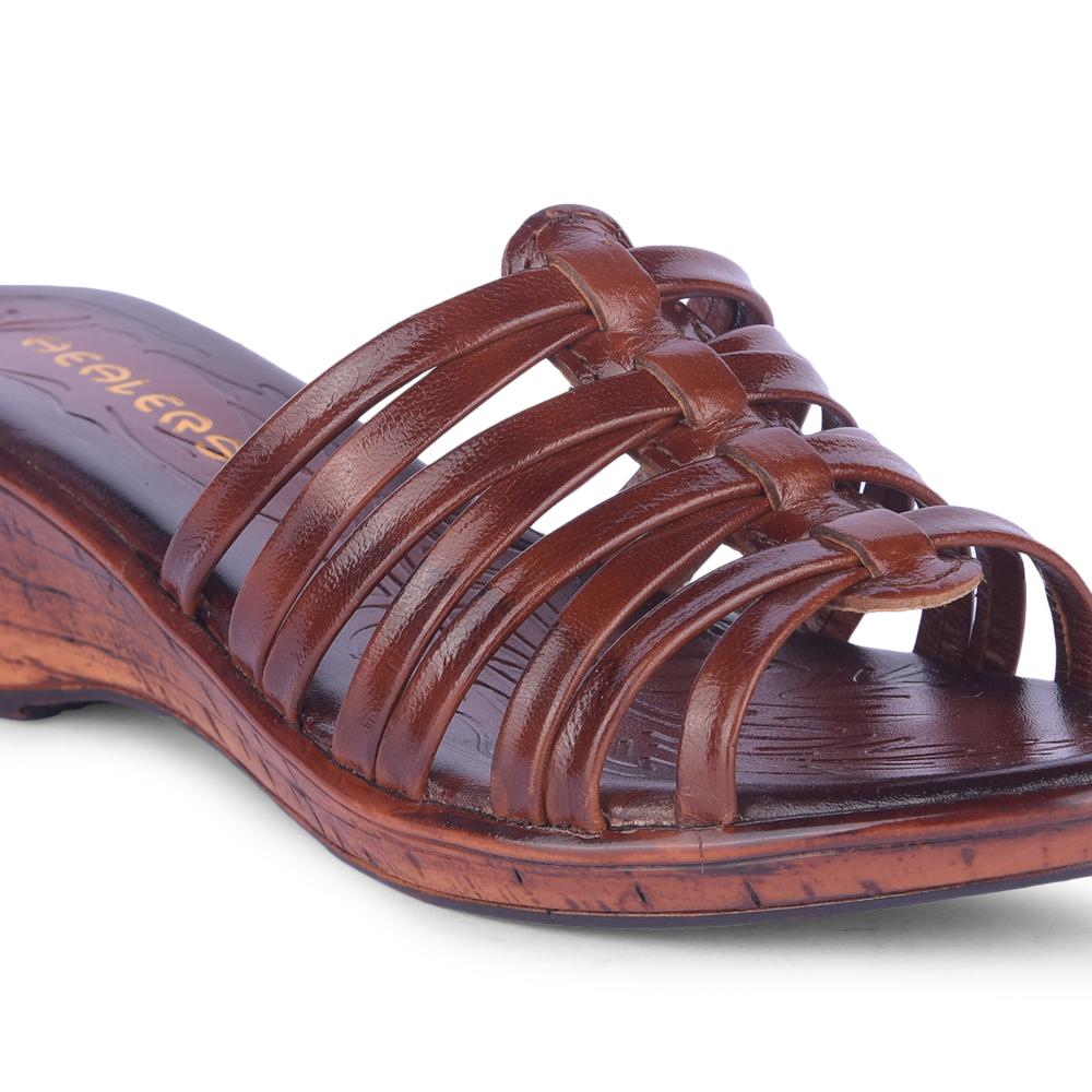 Healers By Liberty Women TLO-56 Tan Fashion Slippers