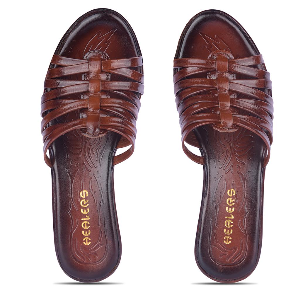 Healers By Liberty Women TLO-56 Tan Fashion Slippers