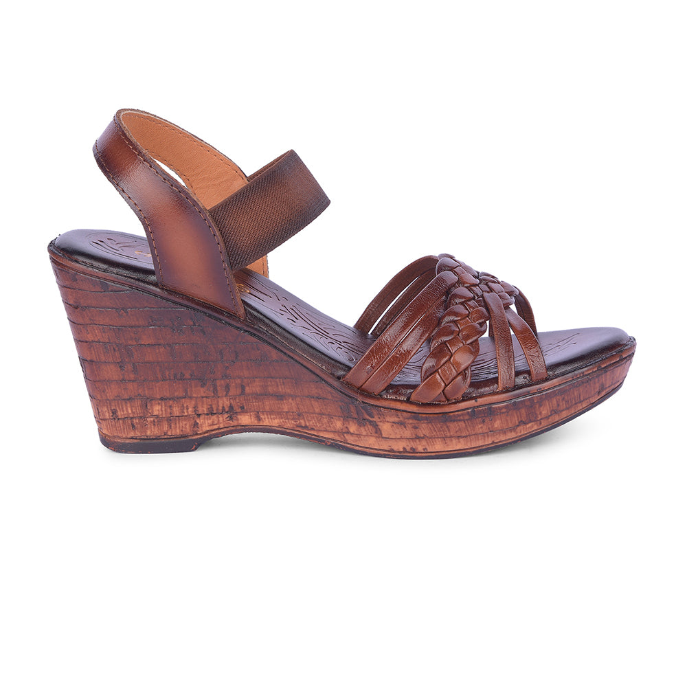 Healers By Liberty Women TLO-55 Cherry Wedges Fashion Wedges Heel Sandal