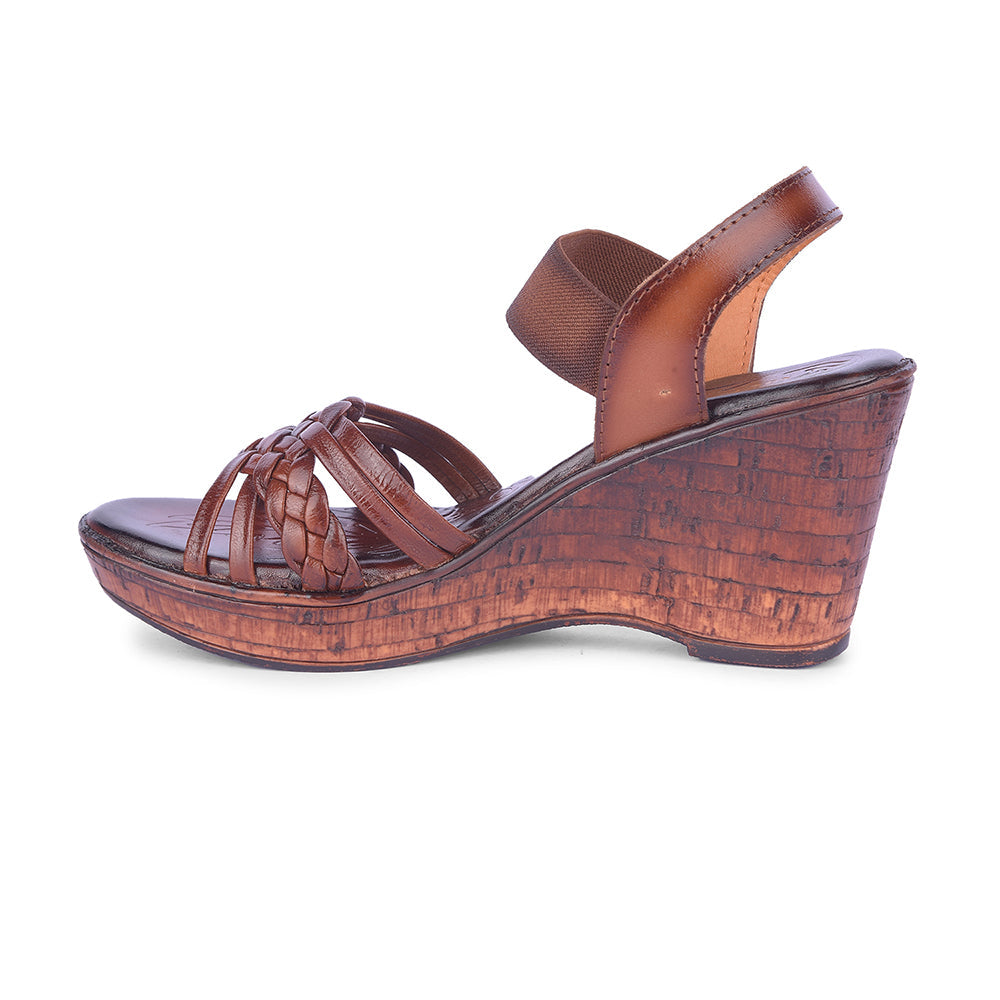 Healers By Liberty Women TLO-55 Cherry Wedges Fashion Wedges Heel Sandal
