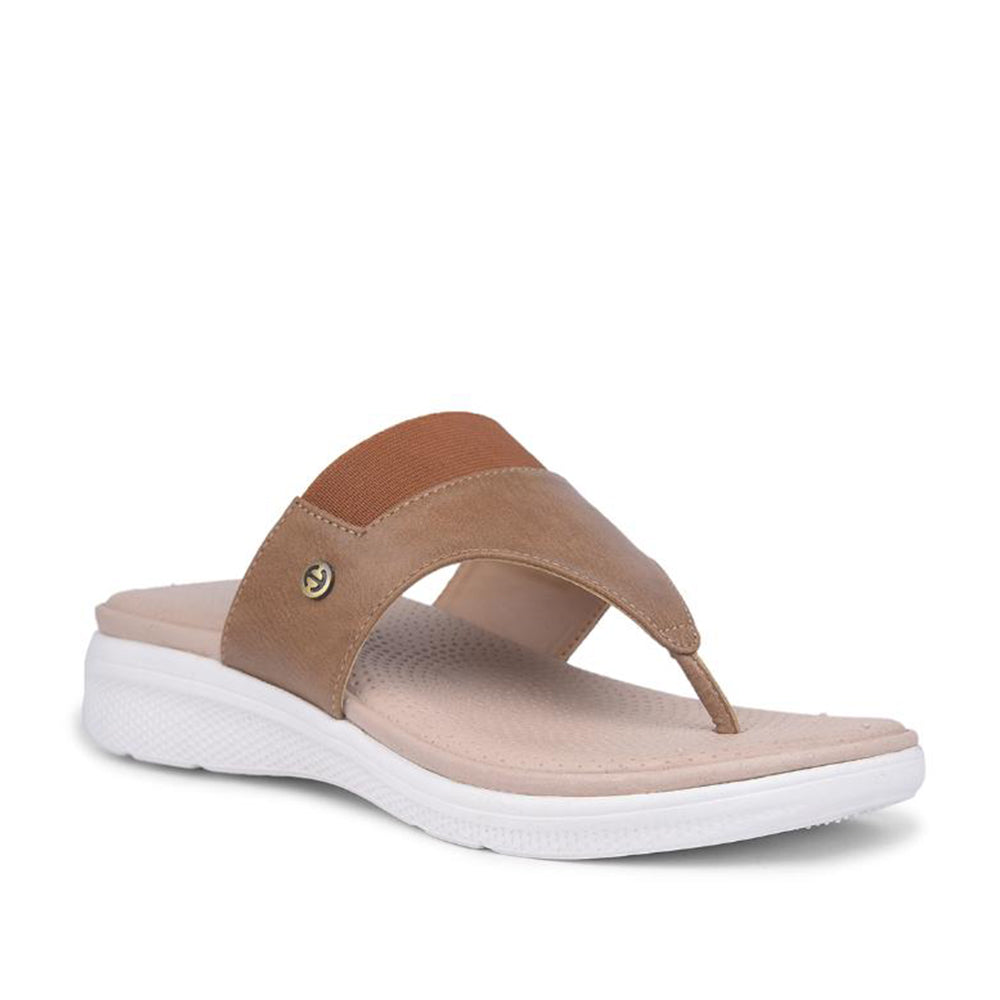 Healers Casual Brown Slipper For Women SFL-14 By Liberty