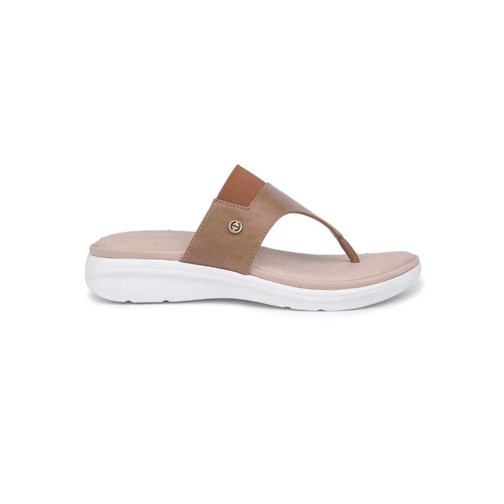 Healers Casual Brown Slipper For Women SFL-14 By Liberty