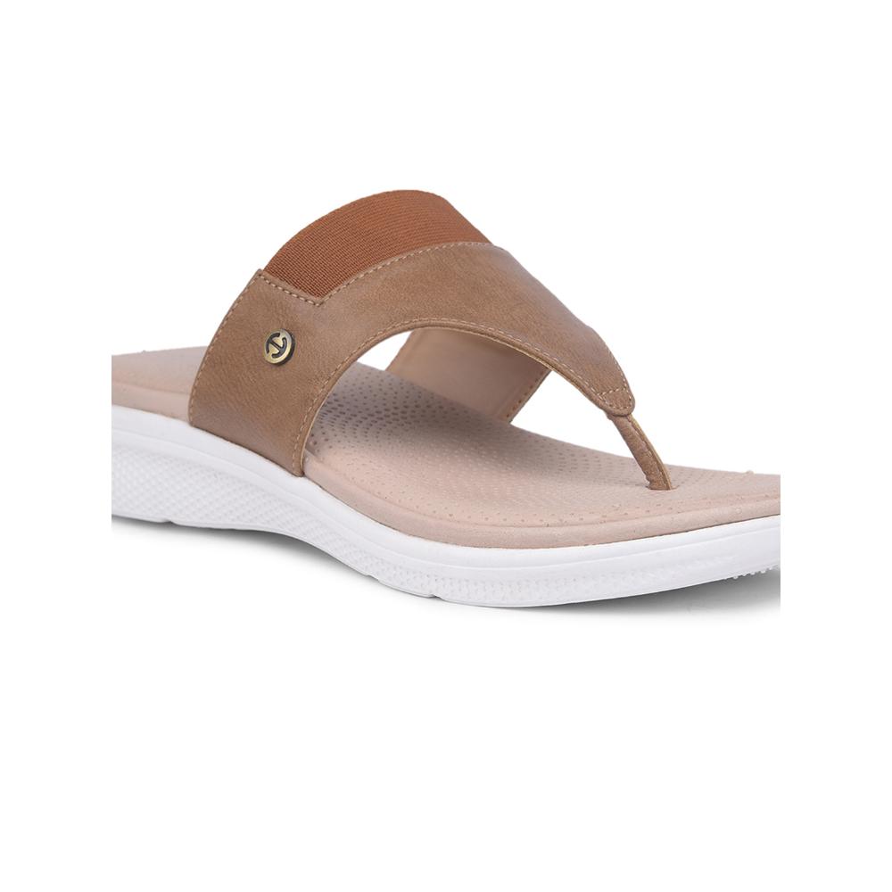 Healers Casual Brown Slipper For Women SFL-14 By Liberty
