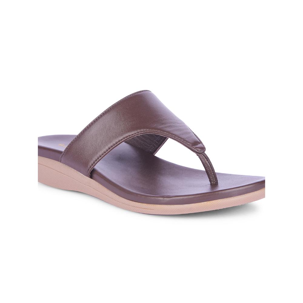 Healers Casual Brown Slipper For Women M18-11 By Liberty
