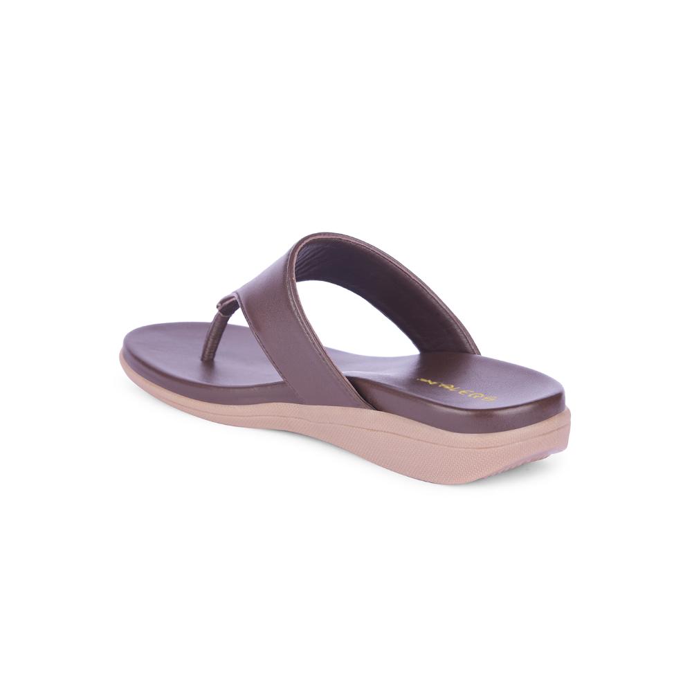 Healers Casual Brown Slipper For Women M18-11 By Liberty