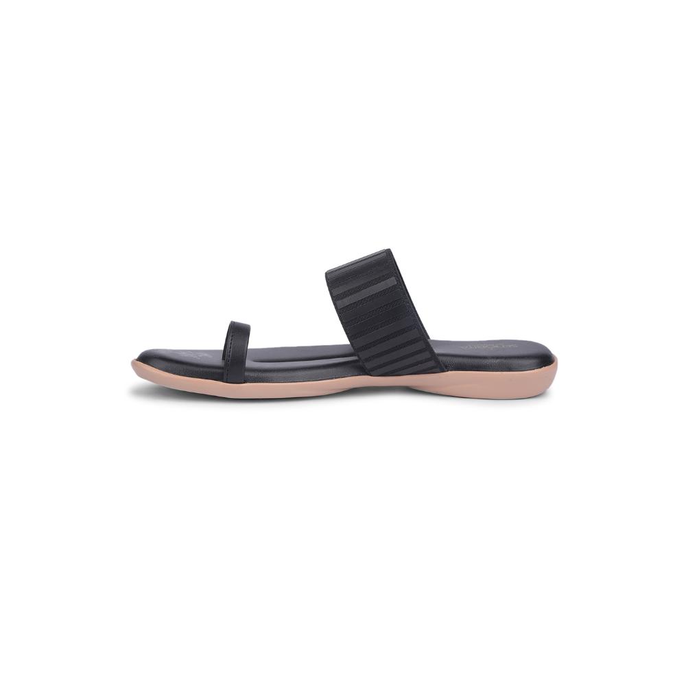 Senorita By Liberty Women MK-237E Black Casual Thong
