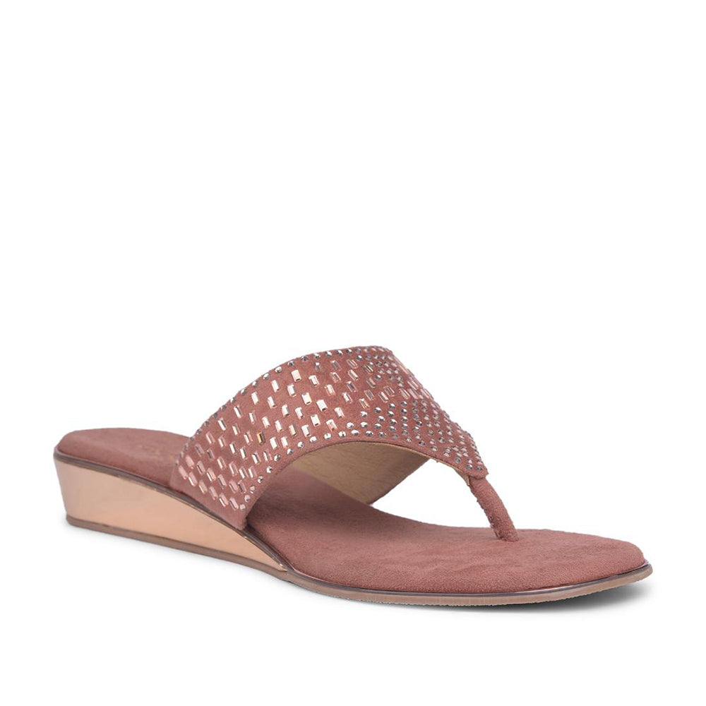 Senorita By Liberty Women STY-71 Peach Casual Slippers