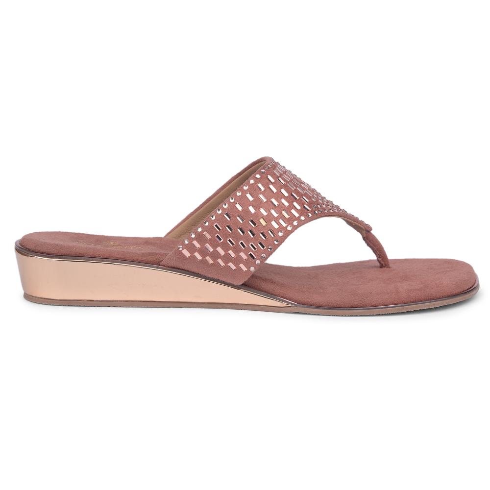Senorita By Liberty Women STY-71 Peach Casual Slippers