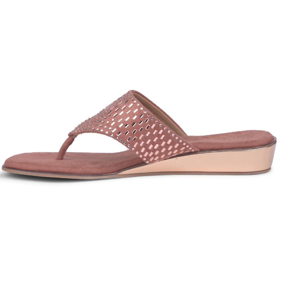 Senorita By Liberty Women STY-71 Peach Casual Slippers