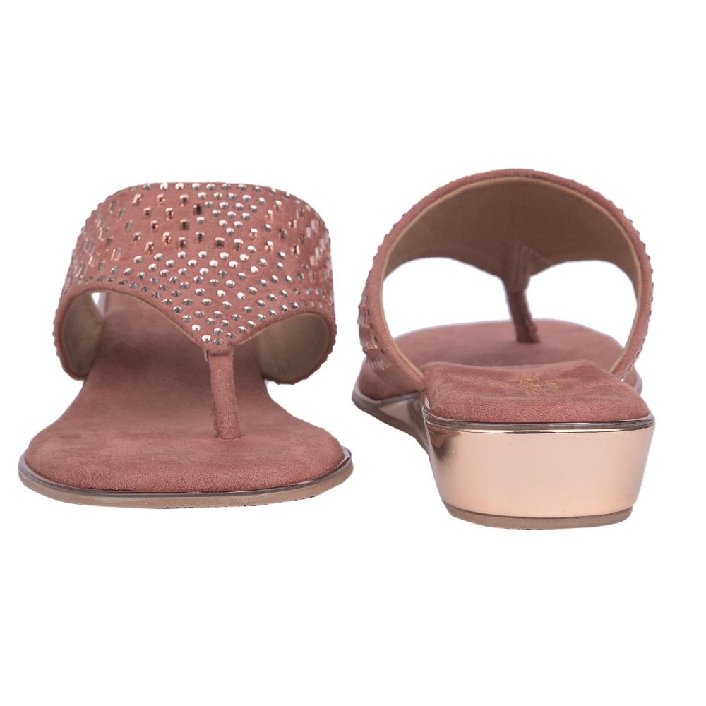Senorita By Liberty Women STY-71 Peach Casual Slippers
