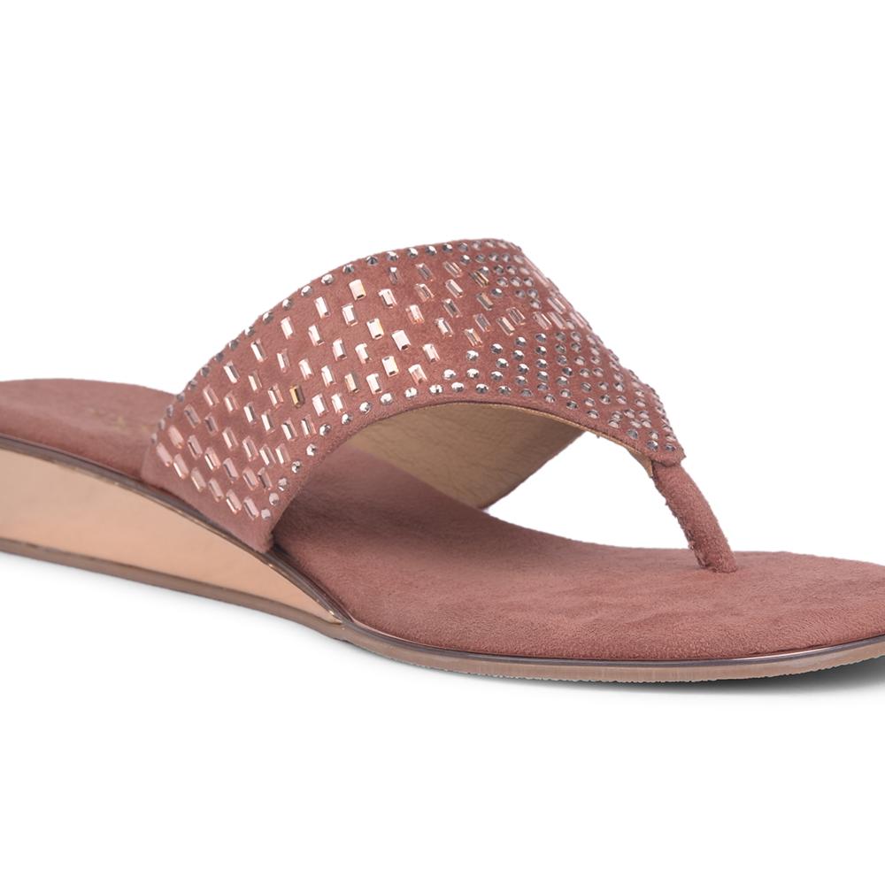 Senorita By Liberty Women STY-71 Peach Casual Slippers