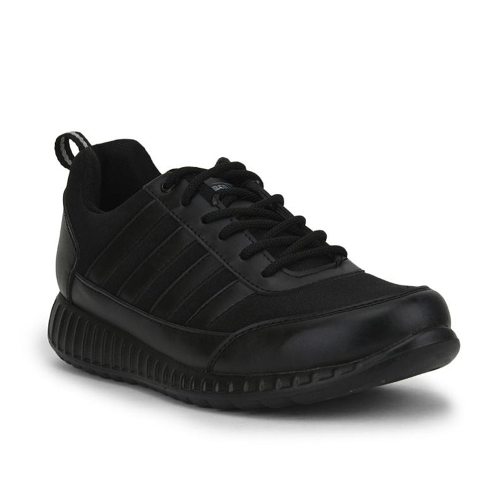 Buy Force10 Black Lacing Uniform School Shoes For Kids 9906-90SL By Liberty