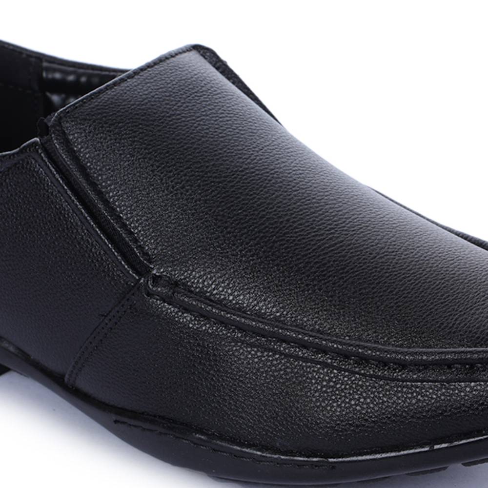 Fortune (Black) Classic Loafer Shoes For Men A8-2 By Liberty