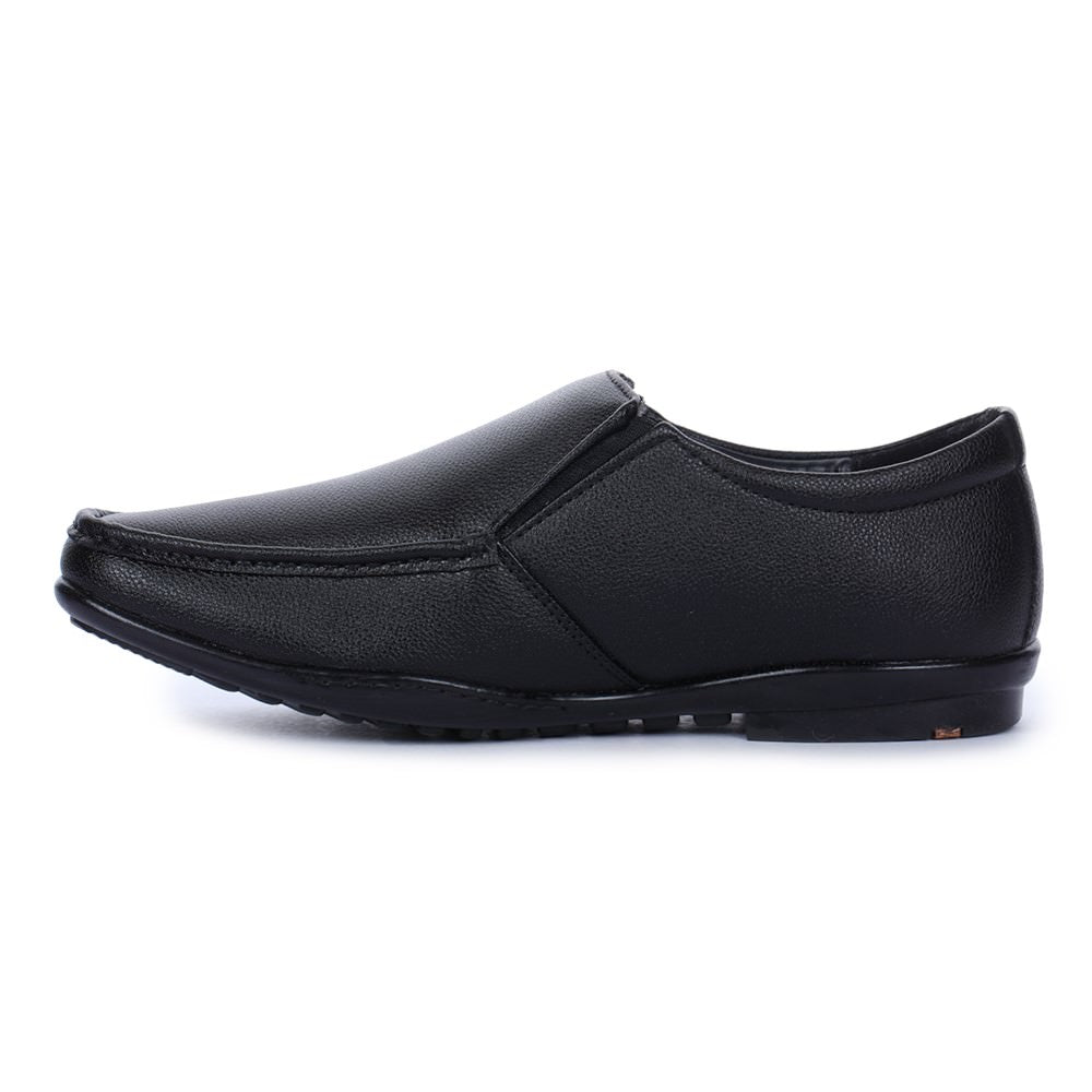 Fortune (Black) Classic Loafer Shoes For Men A8-2 By Liberty