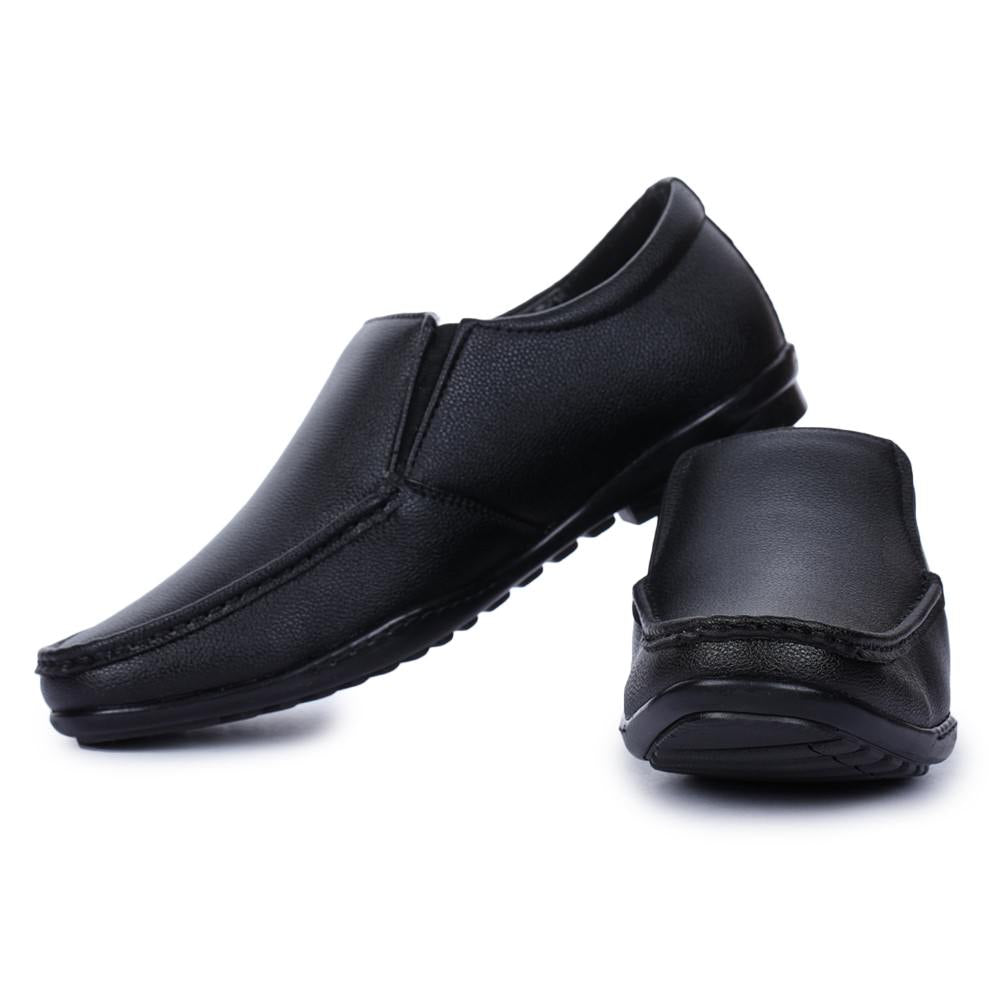 Fortune (Black) Classic Loafer Shoes For Men A8-2 By Liberty