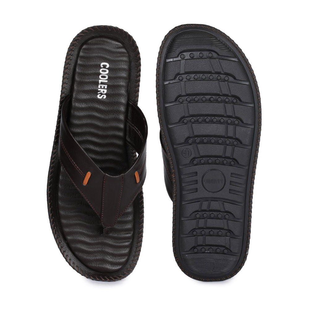 Coolers By Liberty K2-3 Casual Brown Slippers For Men