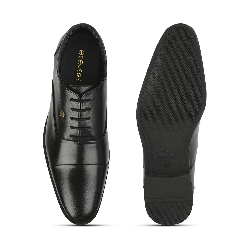 Healers Formal (Black) Lacing Classice Oxford Shoes For Men SSL-199 By Liberty