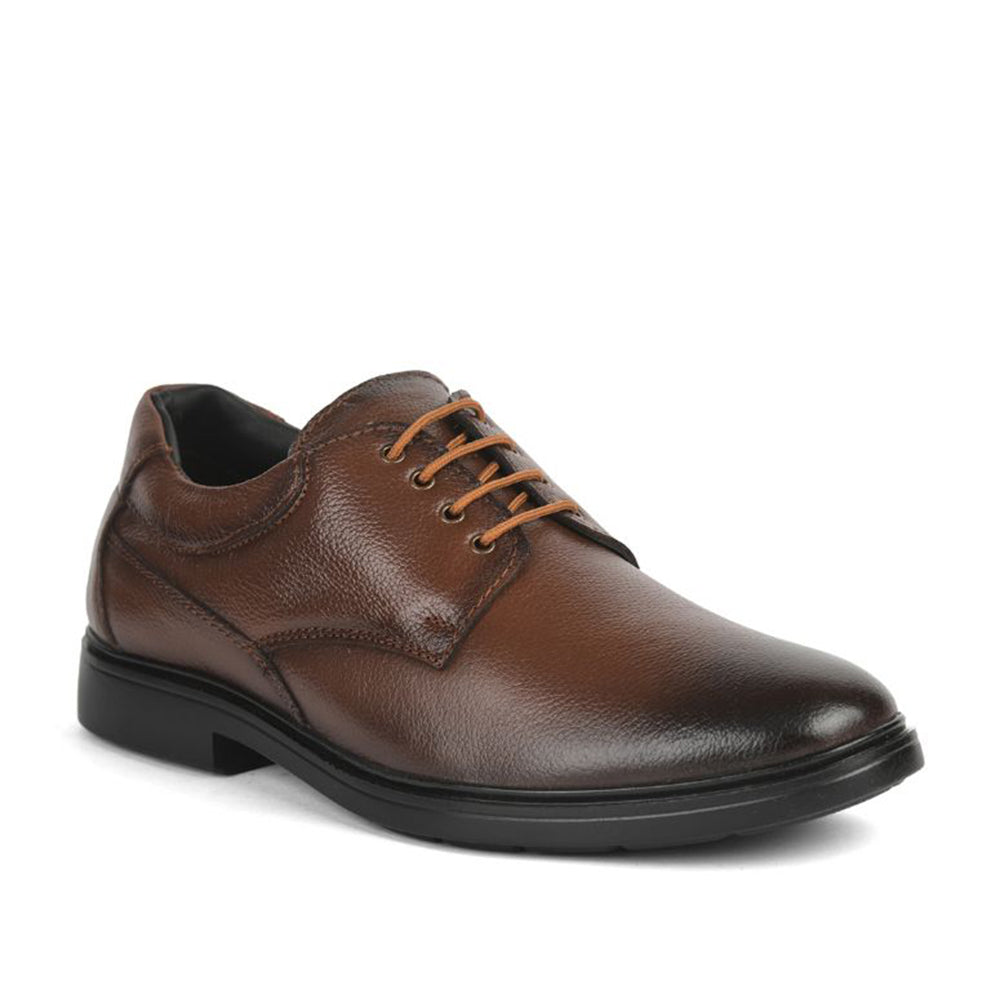 Healers Formal (Tan) Lacing Shoes For Men SSL-19 By Liberty