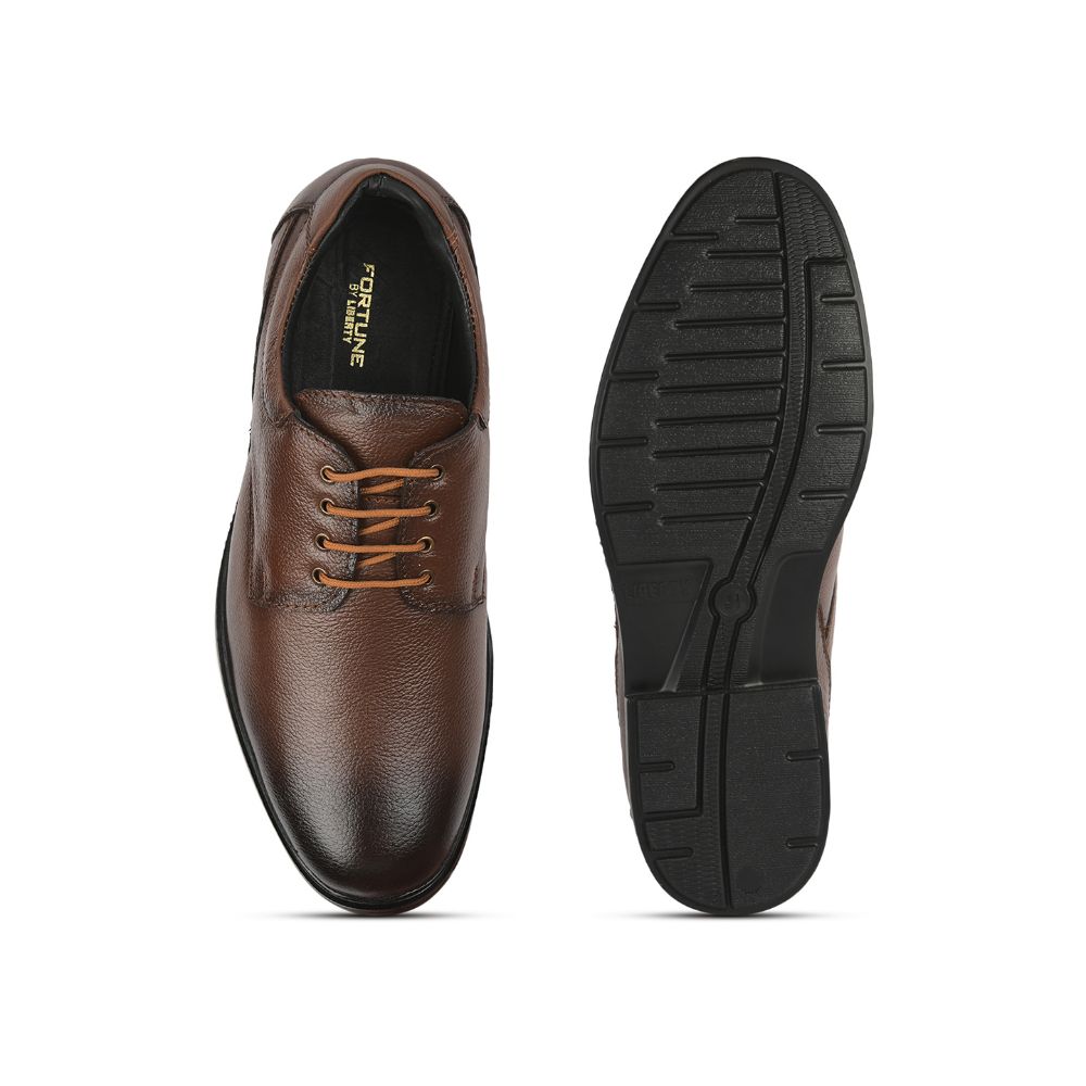 Healers Formal (Tan) Lacing Shoes For Men SSL-19 By Liberty