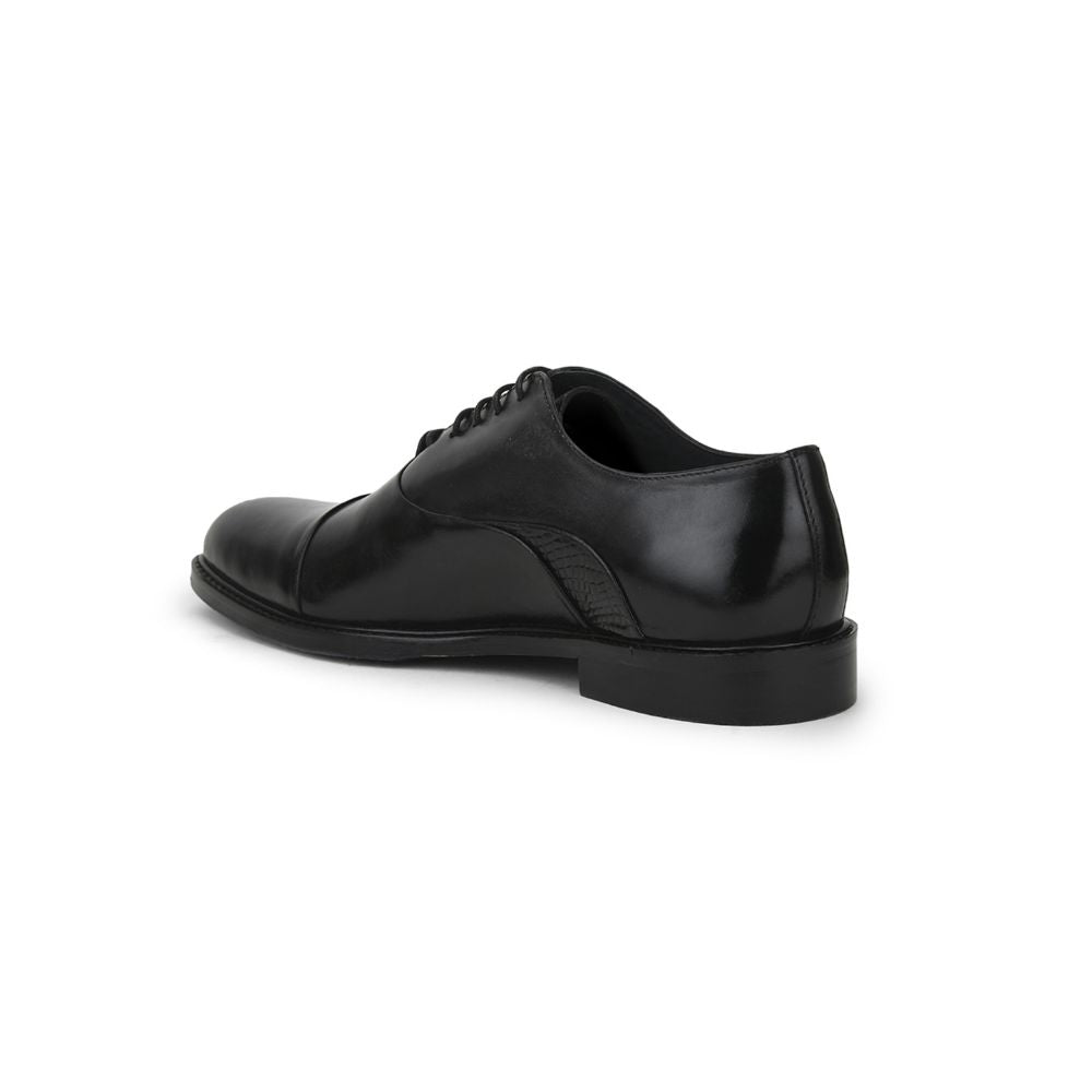 Healers Formal Lacing Classice Oxford Shoes For Men (Black) JOHN By Liberty