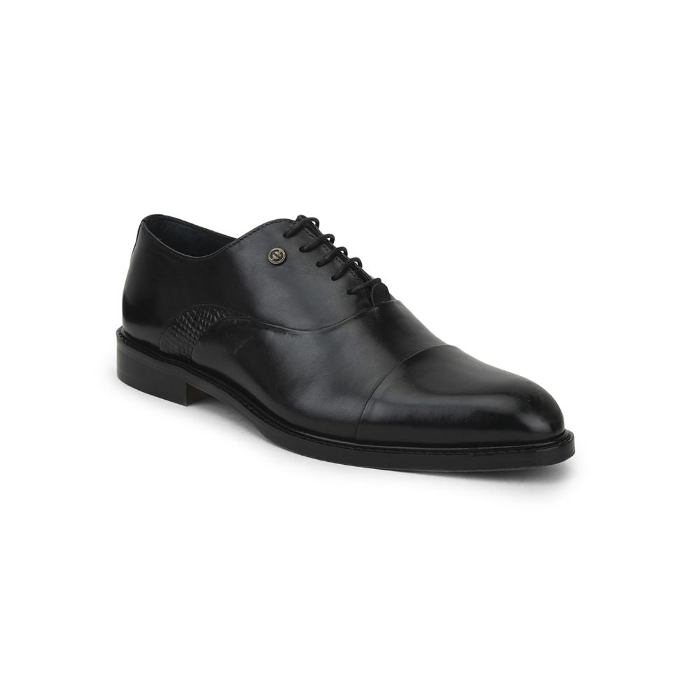 Healers Formal Lacing Classice Oxford Shoes For Men (Black) JOHN By Liberty