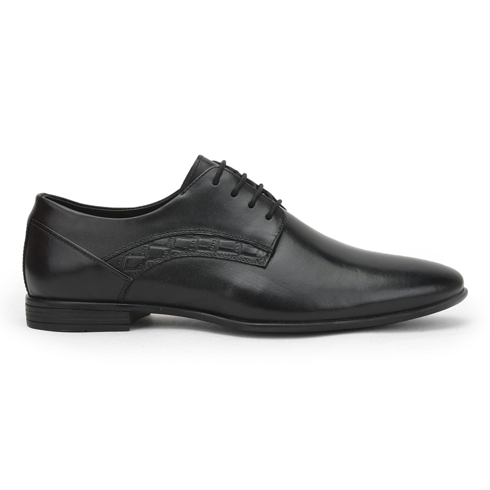 Healers Formal Lacing Classice Oxford Shoes For Men (Black) SSL-21 By Liberty