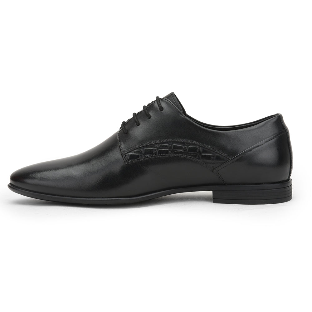 Healers Formal Lacing Classice Oxford Shoes For Men (Black) SSL-21 By Liberty