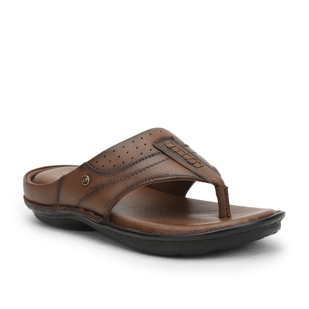Healers Casual Slipper For Men (Tan) ER-56 By Liberty