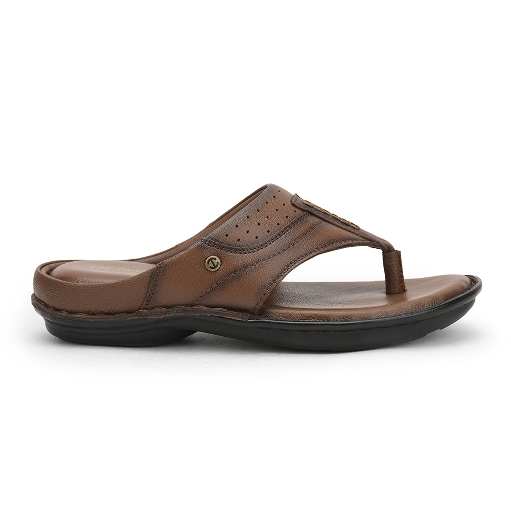 Healers Casual Slipper For Men (Tan) ER-56 By Liberty