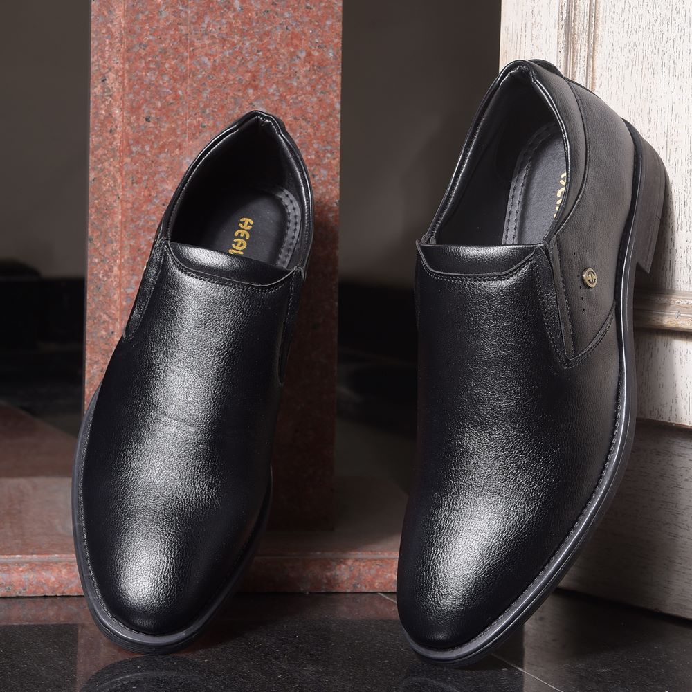 Healers By Liberty Mens SAGAR-17 Black Formal Non Lacing Shoes