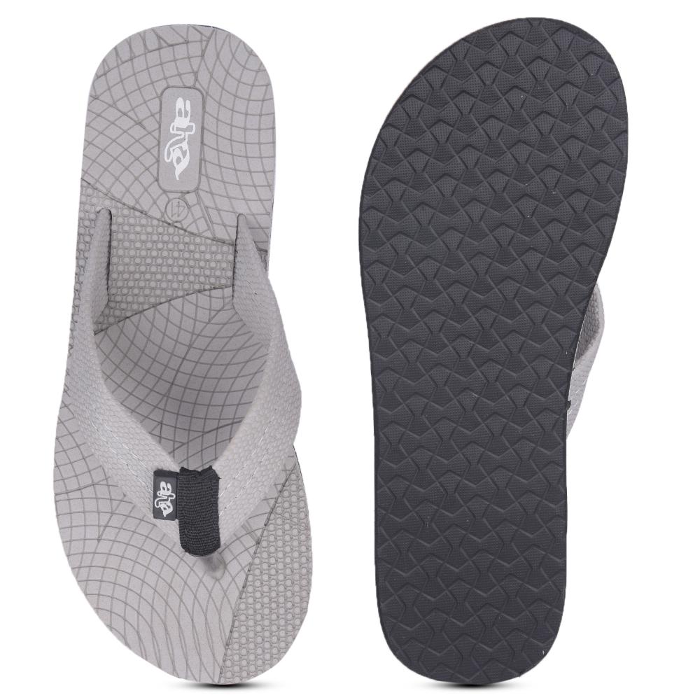 A-HA Casual Grey Flip Flop For Men ORTHO-2 By Liberty
