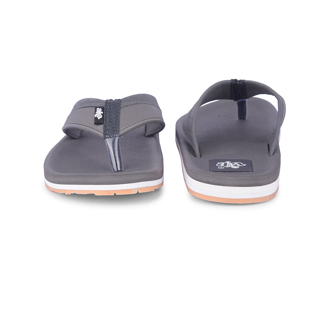 A-HA Casual Grey Flip Flops For Men ANCO-3 By Liberty
