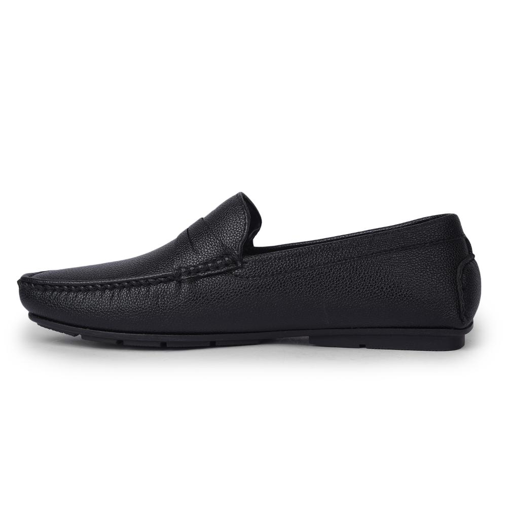 Fortune By Liberty Mens SME-2E Black Formal Loafers