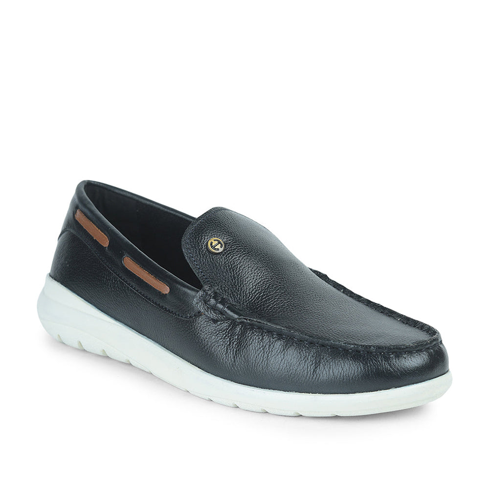 Healers Casual (N.Blue) Non Lacing Shoes For Men SYN-16 By Liberty