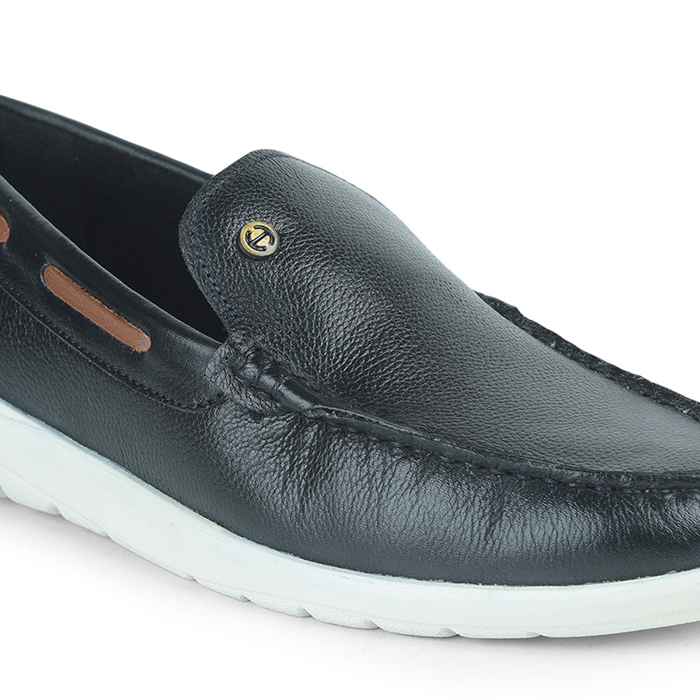 Healers Casual (N.Blue) Non Lacing Shoes For Men SYN-16 By Liberty